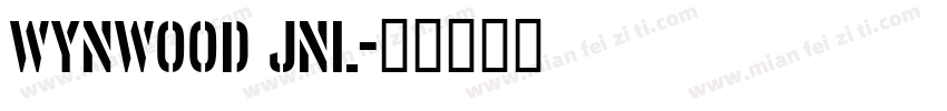 Wynwood JNL字体转换